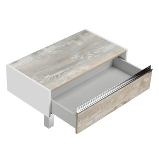 Комод с ящиком Акватон Капри 80см бетон пайн 1A231103KPDA0